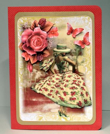 Beautiful Ladies Rose Dress Topper by Kristina Norbat