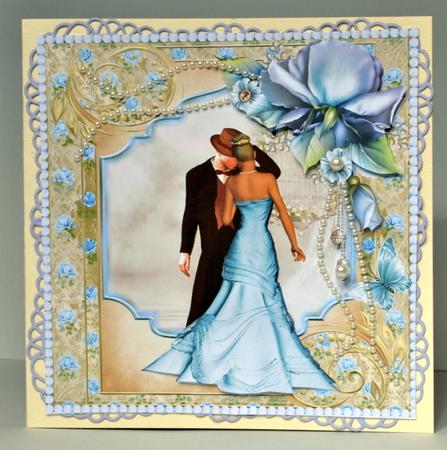 Gorgeous Blue Porcelain Topper by Kristina Norbat