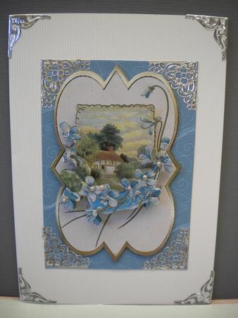 Cosy Cottage Bracket Card by Kristina Norbat