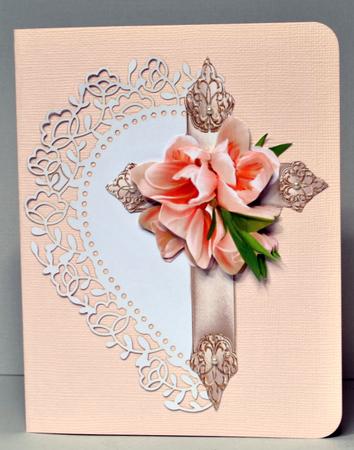 Cross with Flowers Sympathy/ Easter by Kristina Norbat