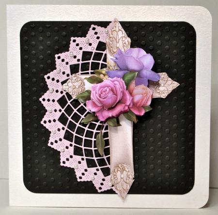 Belle Epoque Roses on Cross by Kristina Norbat