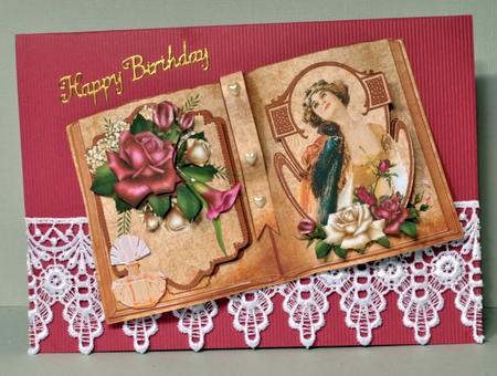 Vintage Perfume Open Book Mini Kit by Kristina Norbat