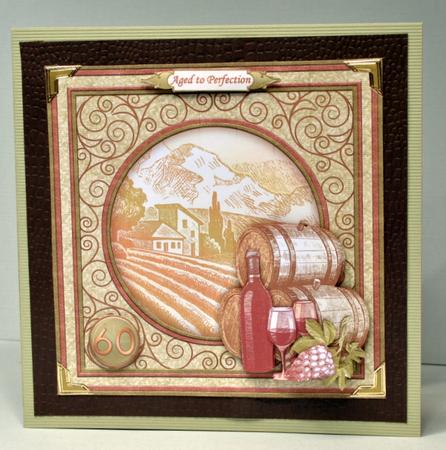 Taste of Wine 8x8 Mini Kit & Decoupage by Kristina Norbat