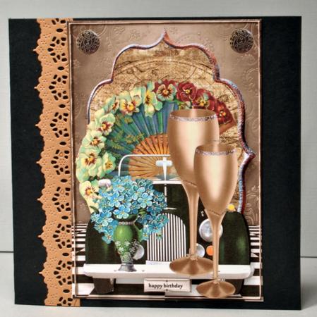 Male Card Vintage Car by Kristina Norbat