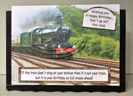 Vintage Birthday Cake Insert 2 by Kristina Norbat