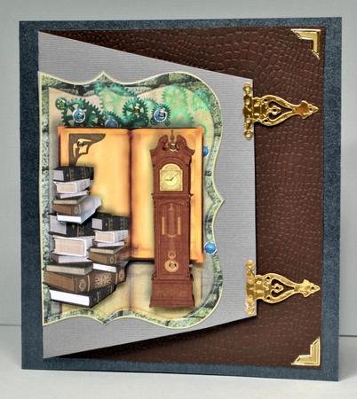 Book O'clock Male Card by Kristina Norbat