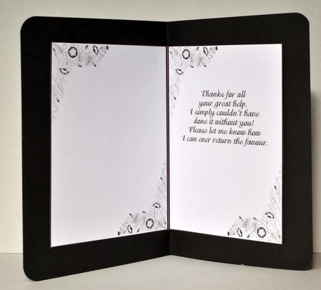 A5 Insert - Thank You 1 by Kristina Norbat