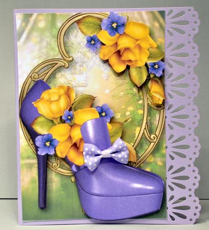 Stunning Shoes - the New York Collection - Yellow Roses by Kristina Norbat