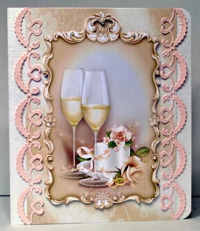 Wedding Champagne & Cream Roses by Kristina Norbat