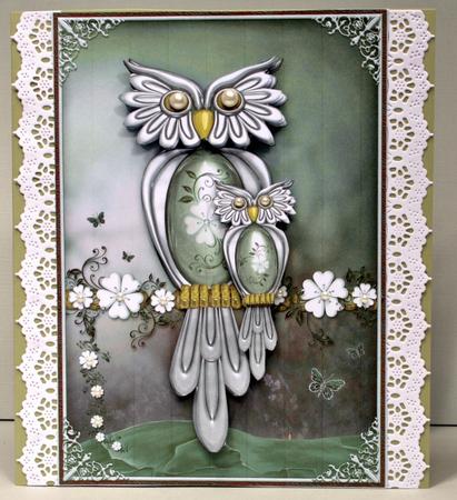Spring Owls by Kristina Norbat