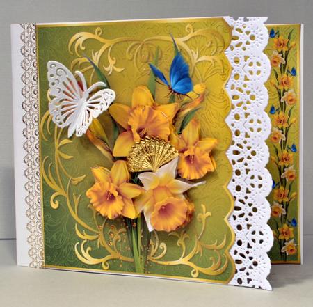 Daffodil Dance Side Scallop Mini Kit by Kristina Norbat
