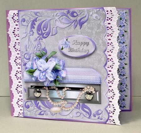 Jewellery Box Side Scallop Card Mini Kit by Kristina Norbat