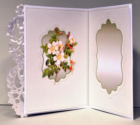 Dog Roses Quick Card Matching A5 Insert by Kristina Norbat
