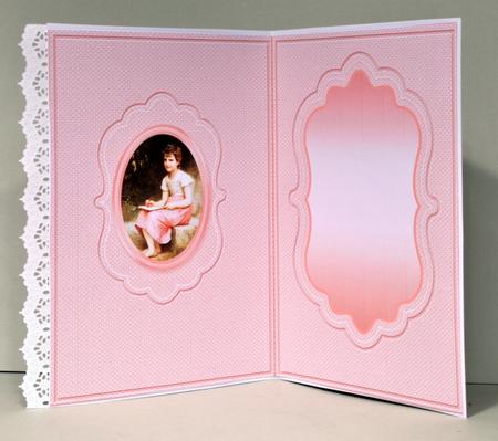 Girl Writing Quick Card Matching A5 Insert by Kristina Norbat