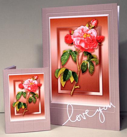Red Roses Quick Card by Kristina Norbat