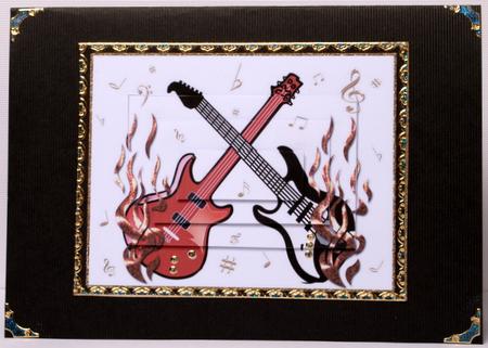 Guitars Pyramid by Kristina Norbat