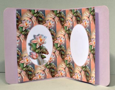 Lotus Flower and Dragonfly Insert by Kristina Norbat