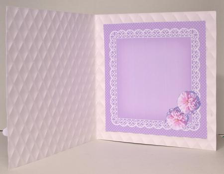 8 x 8 Flowers Butterflies & Lace Matching Insert Panel by Kristina Norbat