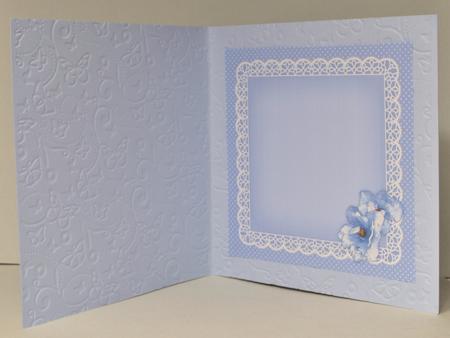 8 x 8 Flowers Butterflies & Lace Matching Insert Panel by Kristina Norbat