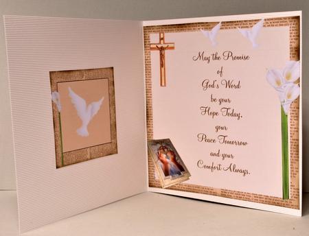 With Hope Religious Insert and Verse by Kristina Norbat