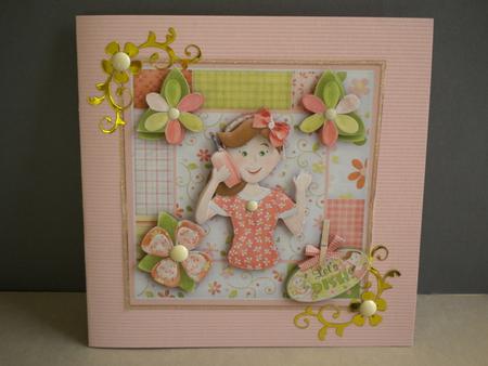 Teen Talk Birthday Topper & Decoupage by Kristina Norbat