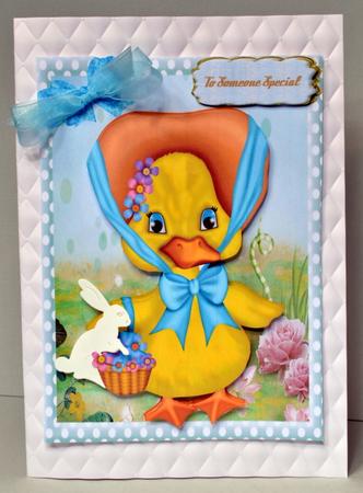 The Quacky Little Duck Picking Flowers by Kristina Norbat