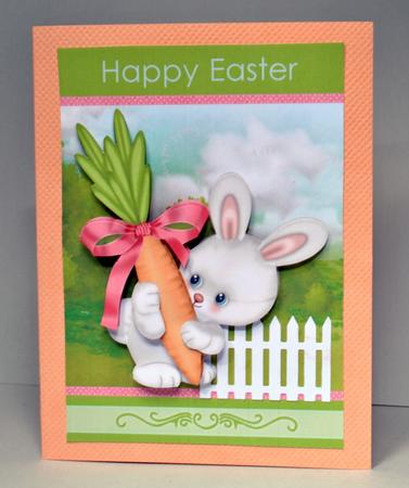 Easter Bunny and Carrot by Kristina Norbat
