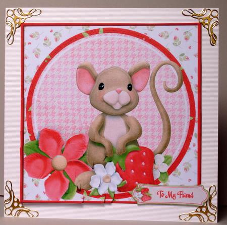 Berry Mouse Scalloped Edged Corner Kit by Kristina Norbat