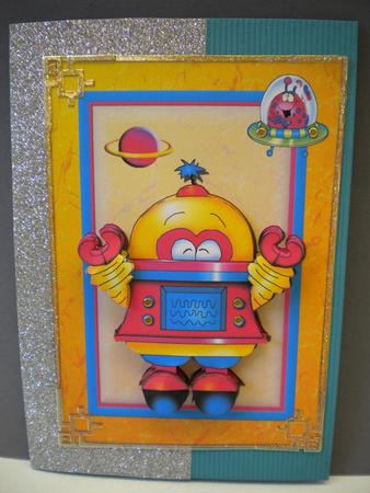 Spacebots Card by Kristina Norbat