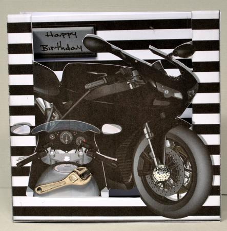 Box Card - Big Bikes - Mini Kit by Kristina Norbat