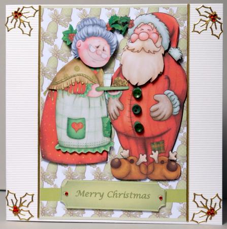 Mr & Mrs Claus Quick Card by Kristina Norbat
