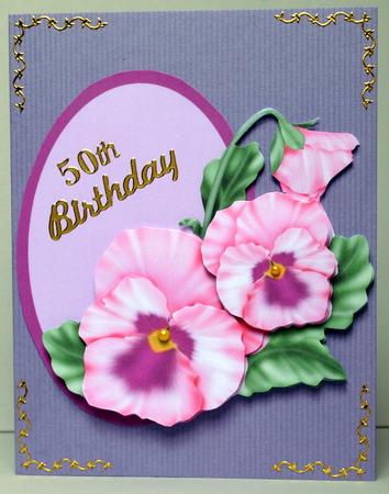 Pink Pansy Step by Step by Kristina Norbat
