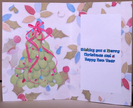 O Christmas Tree Card Insert by Kristina Norbat
