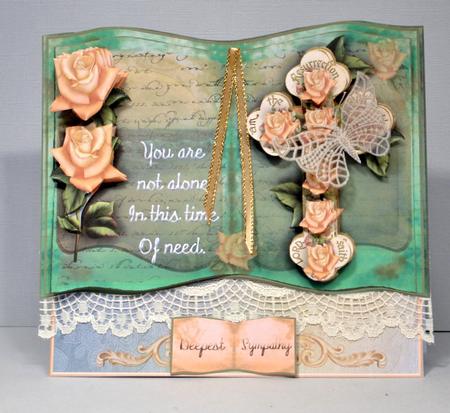 Sympathy Book Card Mini Kit by Kristina Norbat