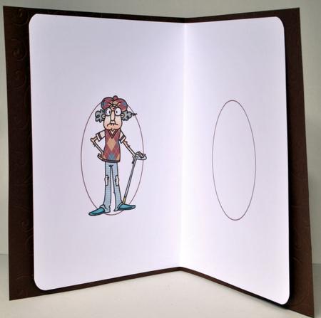 Gus and His Birthday Golf Insert by Kristina Norbat