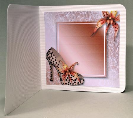 Insert for Africa Shoe & Orchid Lacey Square by Kristina Norbat