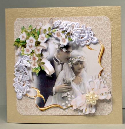 Vintage Wedding Couple by Kristina Norbat