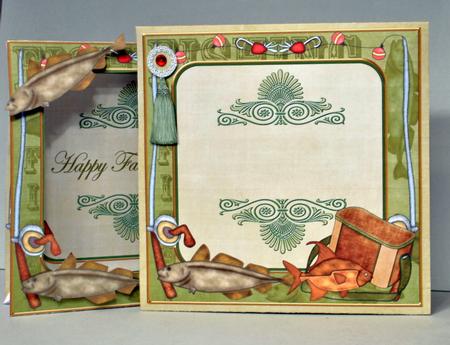 Olive Fishing Tent 7x7inch Easy Assemble Envelope Mini Kit by Kristina Norbat