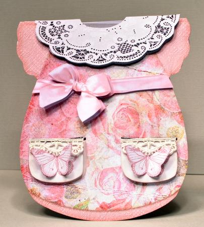 Dress Shape Card Butterfly by Kristina Norbat