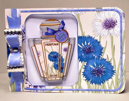 Cornflowers Blue Perfume 7x5inch Aperture Card Mini Kit by Kristina Norbat