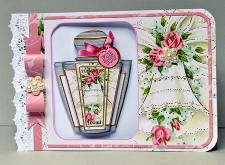 Wedding Bell Perfume 7x5inch Aperture Card Mini Kit by Kristina Norbat