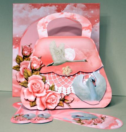 Swansong Birthday or Other Handbag Card Kit by Kristina Norbat