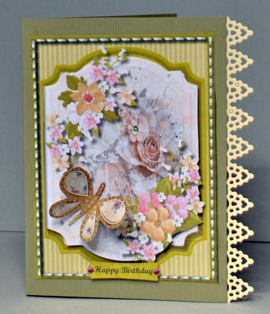 Lovely Spring Flowers in a Bracket Frame by Kristina Norbat