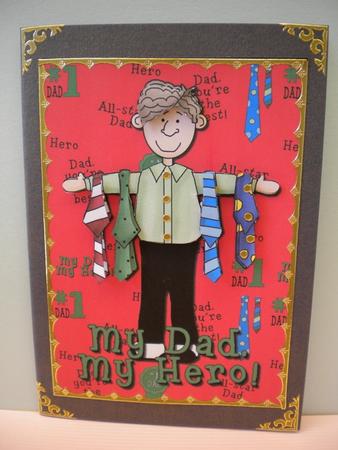 Fathers Day Quick Card by Kristina Norbat