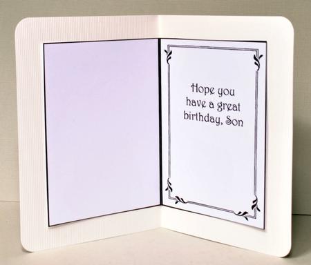 Plain and Simple Insert - Birthday Son 2 by Kristina Norbat