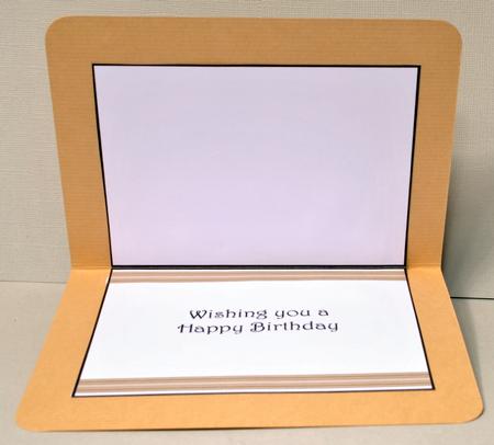 A5 Landscape Birthday Insert by Kristina Norbat