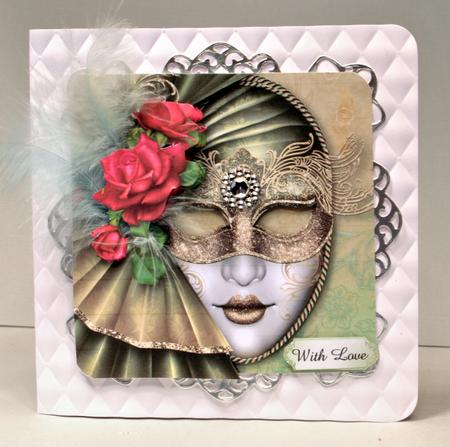 Striking Roses Masque by Kristina Norbat
