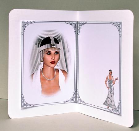 The Roaring Twenties Insert (white Dress) by Kristina Norbat