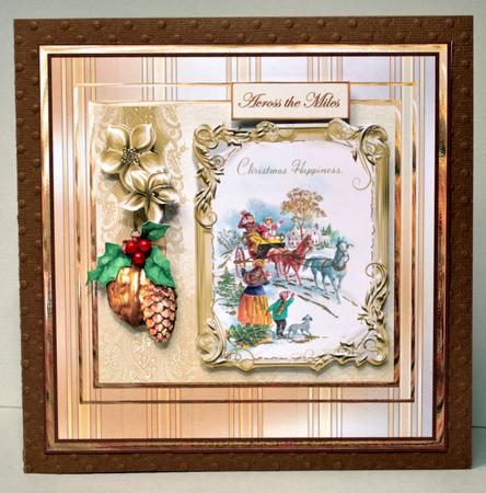 Coach and Horses 7x7 Card by Kristina Norbat