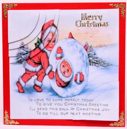 Christmas Snowball Children by Kristina Norbat